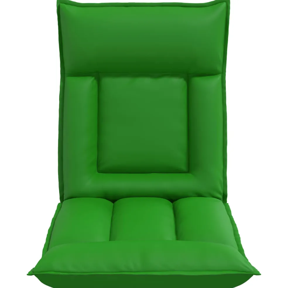 vidaXL Verstelbare vlo stoelen Grijs Kunstleer
