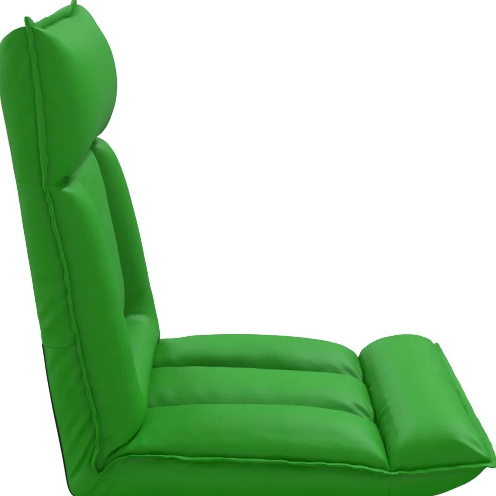 vidaXL Verstelbare vlo stoelen Grijs Kunstleer