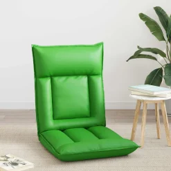 vidaXL Verstelbare vlo stoelen Grijs Kunstleer
