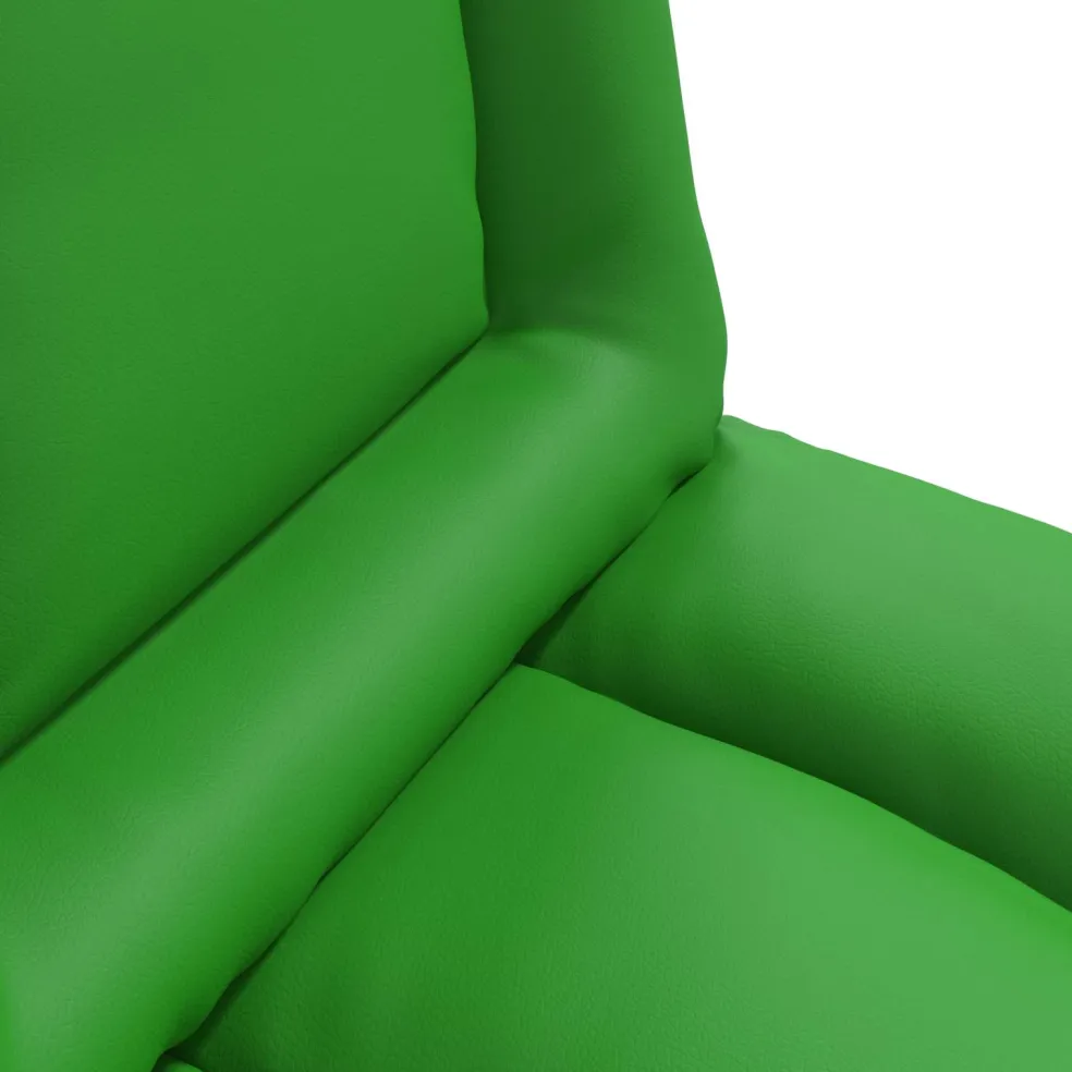 vidaXL Verstelbare vlo stoelen Grijs Kunstleer
