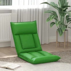 vidaXL Verstelbare vlo stoelen Grijs Kunstleer