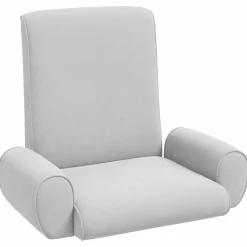 vidaXL Verstelbare vlo stoelen Lichtgrijs Grove Fluweel
