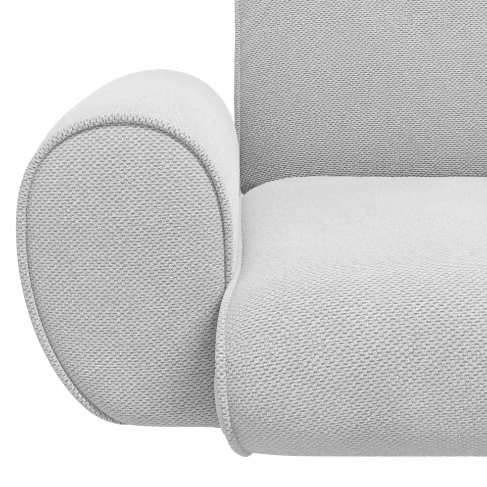 vidaXL Verstelbare vlo stoelen Lichtgrijs Grove Fluweel