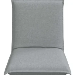 vidaXL Verstelbare vlo stoelen Lichtgrijs Stof
