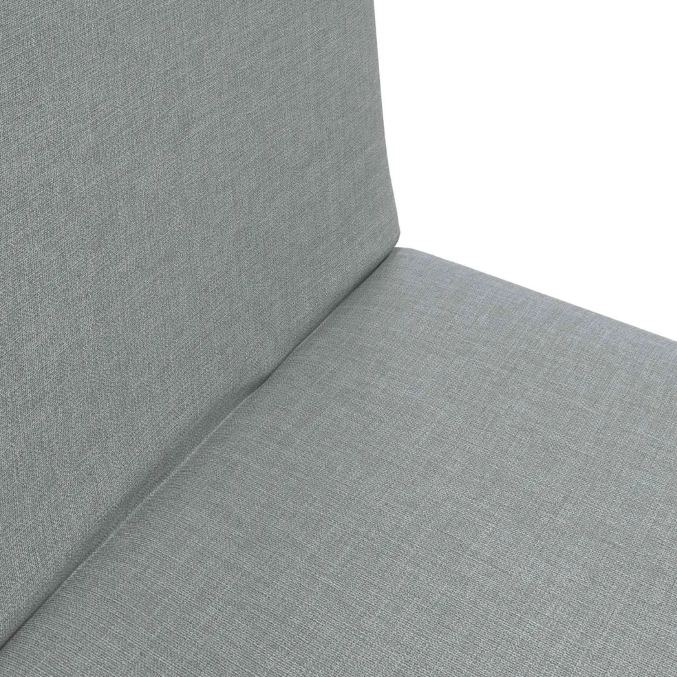 vidaXL Verstelbare vlo stoelen Lichtgrijs Stof