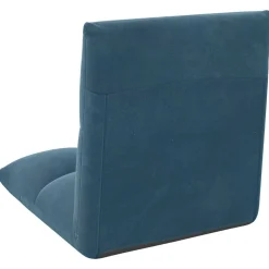 vidaXL Verstelbare vlo stoelen Blauw Fluweel