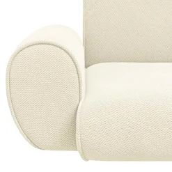 vidaXL Verstelbare vlo stoelen Crèmekleurig Grove Fluweel