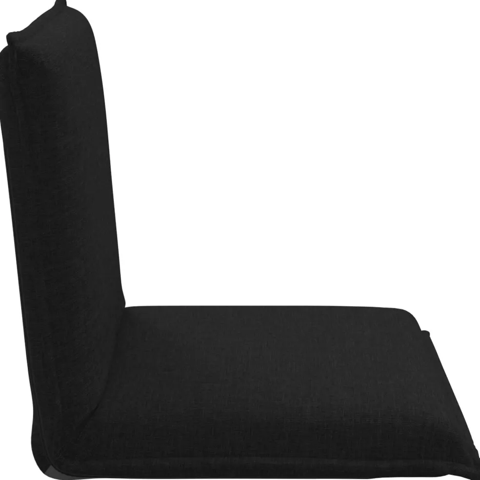 vidaXL Verstelbare vlo stoelen Donkergrijs Fluweel
