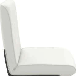 vidaXL Verstelbare vlo stoelen Wit Kunstleer