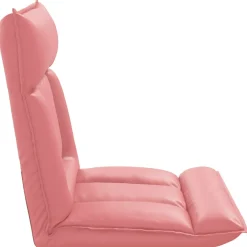 vidaXL Verstelbare vlo stoelen Roze Kunstleer