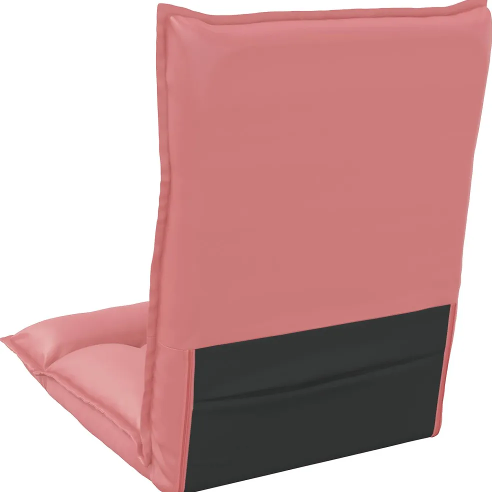 vidaXL Verstelbare vlo stoelen Roze Kunstleer