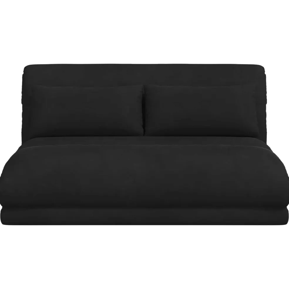 vidaXL Verstelbare vlo stoelen Zwart Fluweel