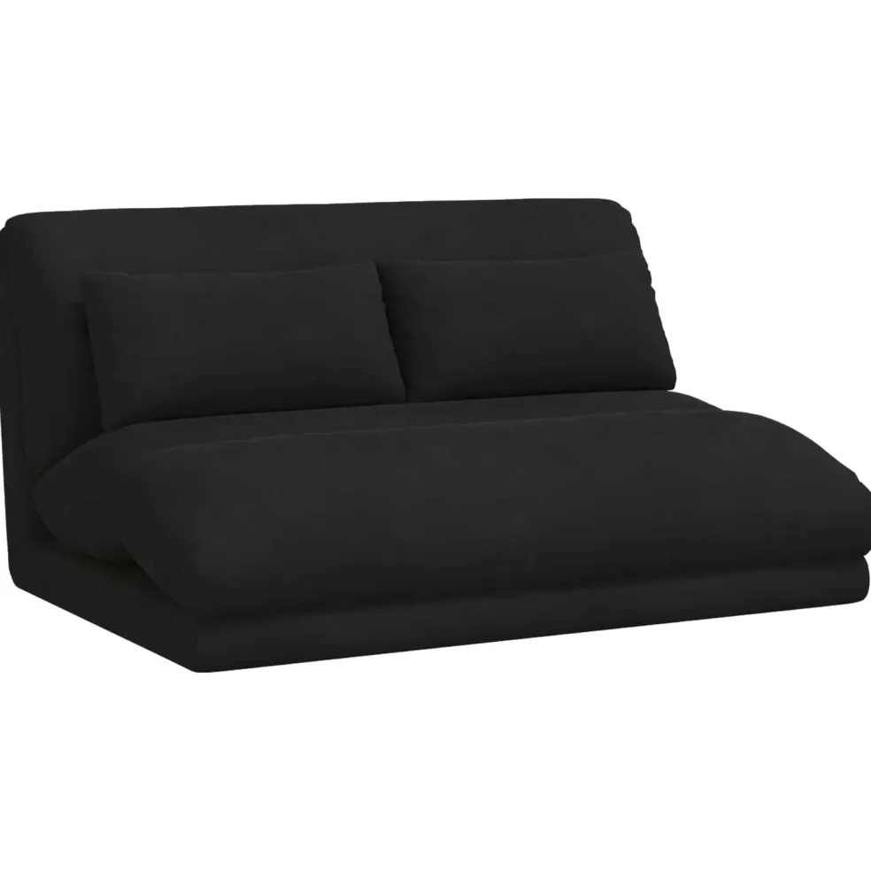 vidaXL Verstelbare vlo stoelen Zwart Fluweel