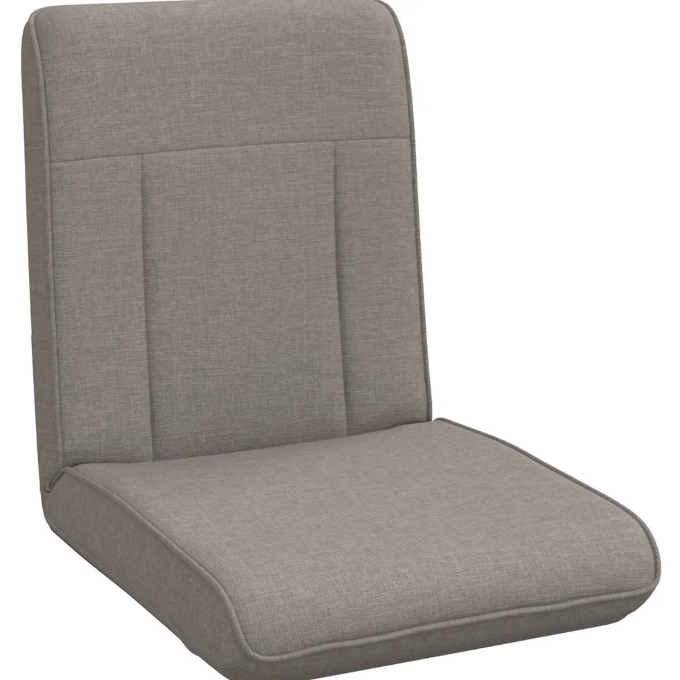 vidaXL Verstelbare vlo stoelen Blauw Stof