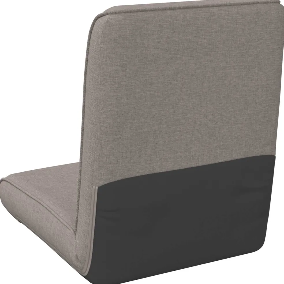vidaXL Verstelbare vlo stoelen Blauw Stof