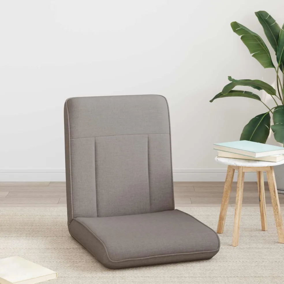 vidaXL Verstelbare vlo stoelen Blauw Stof