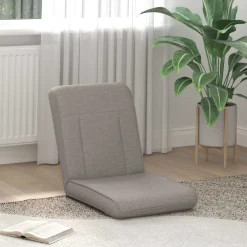 vidaXL Verstelbare vlo stoelen Blauw Stof