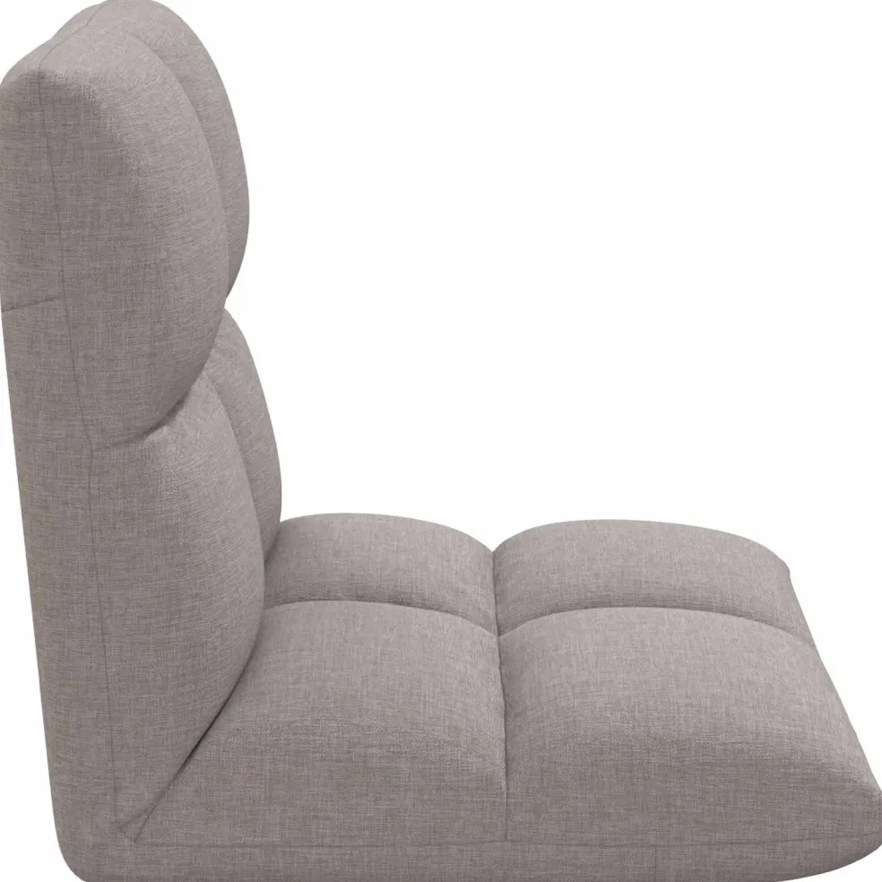 vidaXL Verstelbare vlo stoelen Donkergrijs Stof