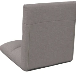 vidaXL Verstelbare vlo stoelen Donkergrijs Stof