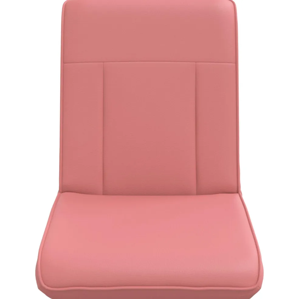 vidaXL Verstelbare vlo stoelen Roze Kunstleer