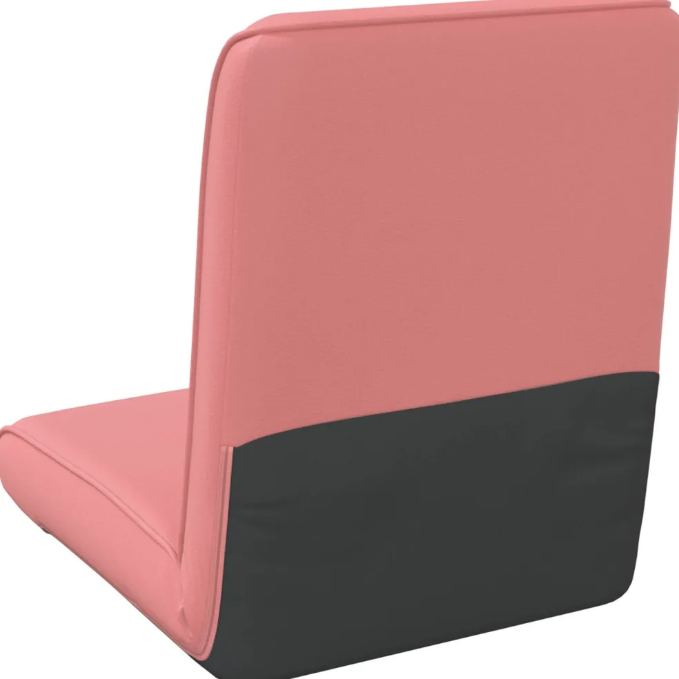 vidaXL Verstelbare vlo stoelen Roze Kunstleer