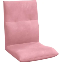 vidaXL Verstelbare vlo stoelen Roze Fluweel