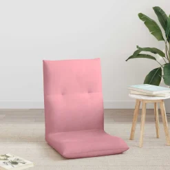 vidaXL Verstelbare vlo stoelen Roze Fluweel