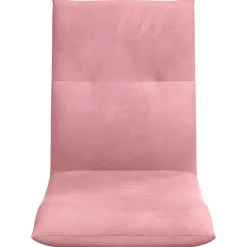vidaXL Verstelbare vlo stoelen Roze Fluweel