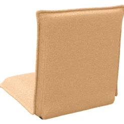 vidaXL Verstelbare vlo stoelen Beige Schapenstof