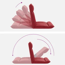 vidaXL Verstelbare vlo stoelen Crèmekleurig Fluweel