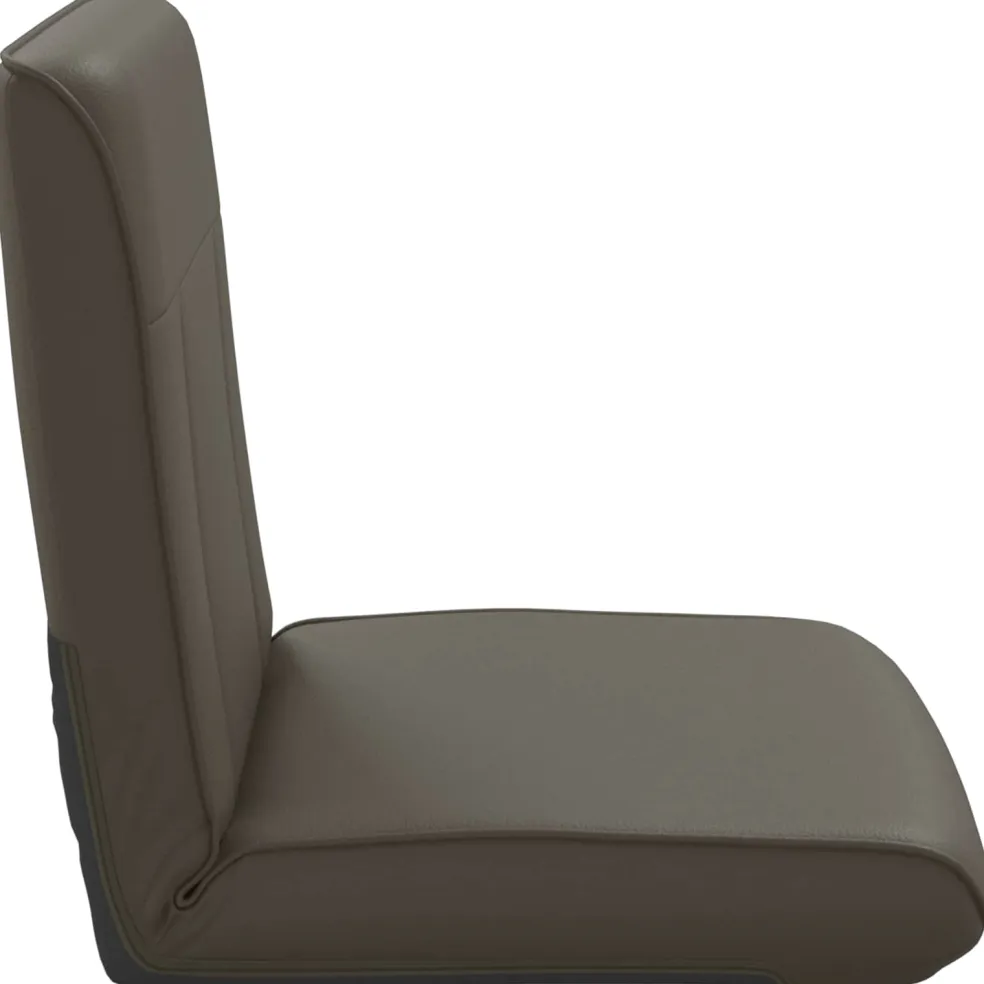vidaXL Verstelbare vlo stoelen Grijs Kunstleer