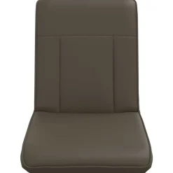 vidaXL Verstelbare vlo stoelen Grijs Kunstleer