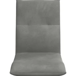 vidaXL Verstelbare vlo stoelen Blauw Fluweel