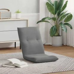 vidaXL Verstelbare vlo stoelen Blauw Fluweel