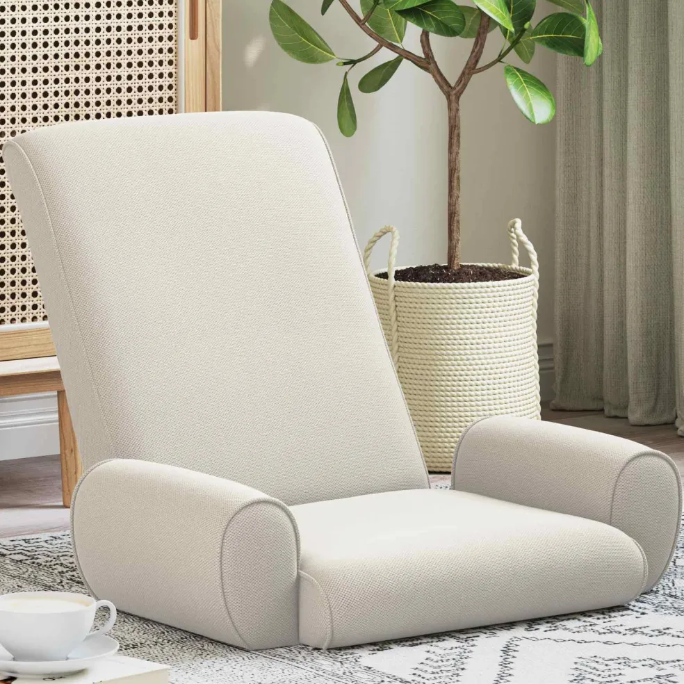 vidaXL Verstelbare vlo stoelen Havermout Grove Fluweel