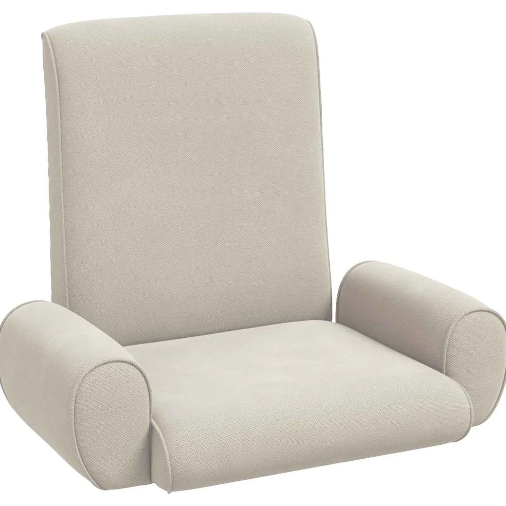 vidaXL Verstelbare vlo stoelen Havermout Grove Fluweel