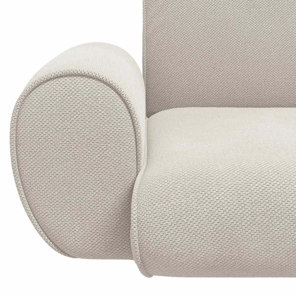 vidaXL Verstelbare vlo stoelen Havermout Grove Fluweel