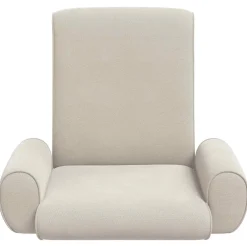 vidaXL Verstelbare vlo stoelen Havermout Grove Fluweel