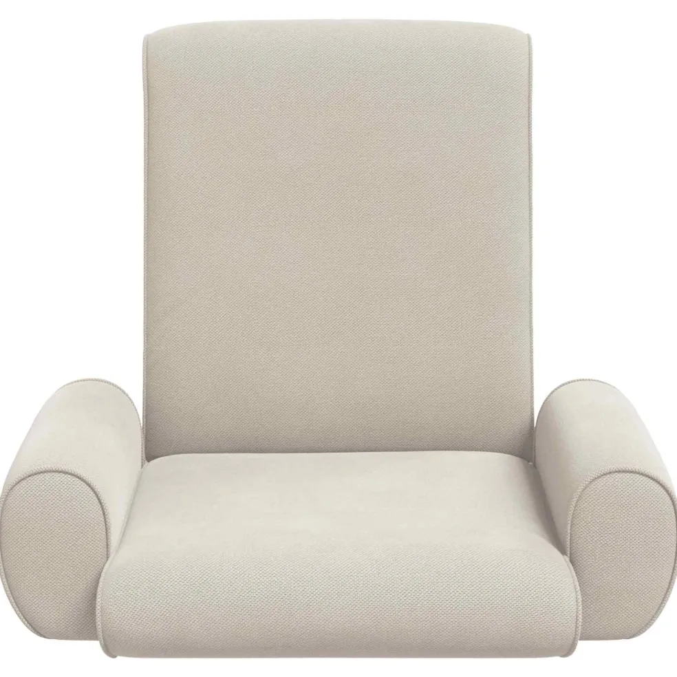 vidaXL Verstelbare vlo stoelen Havermout Grove Fluweel