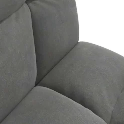 vidaXL Verstelbare vlo stoelen Donkergrijs Fluweel