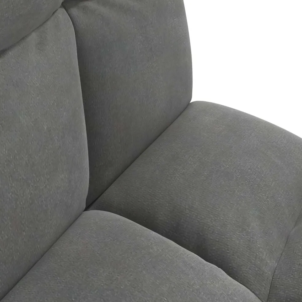 vidaXL Verstelbare vlo stoelen Donkergrijs Fluweel