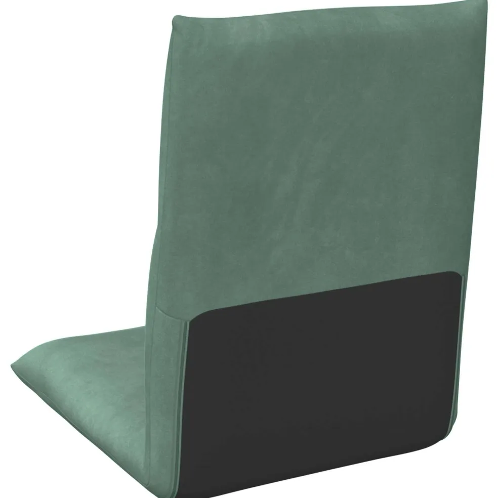 vidaXL Verstelbare vlo stoelen Zeegroen Fluweel
