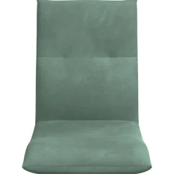 vidaXL Verstelbare vlo stoelen Zeegroen Fluweel