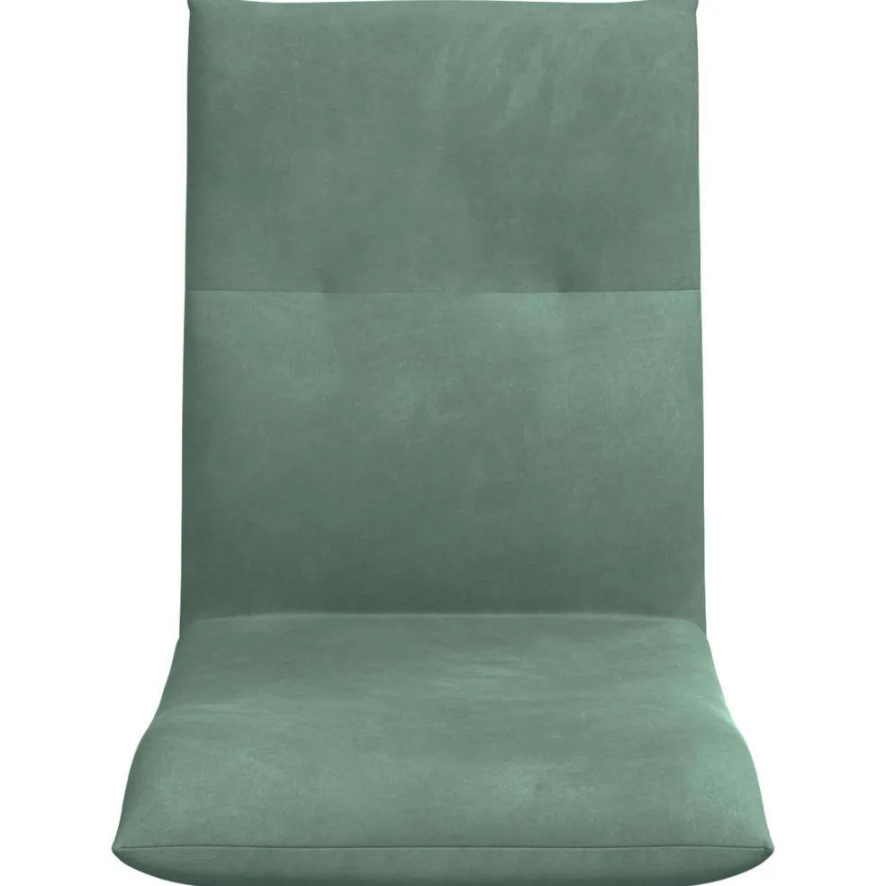 vidaXL Verstelbare vlo stoelen Zeegroen Fluweel