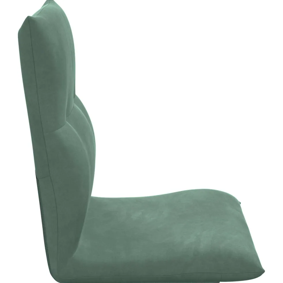 vidaXL Verstelbare vlo stoelen Zeegroen Fluweel