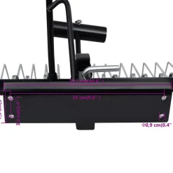 vidaXL Verticuteerder voor zitmaaier 109 cm