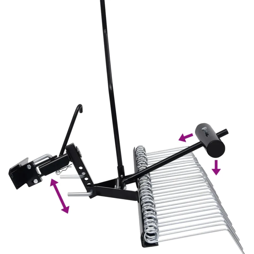 vidaXL Verticuteerder voor zitmaaier 109 cm
