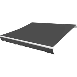 vidaXL Vervangingsdoek voor luifel 300x250 cm polyester grijs
