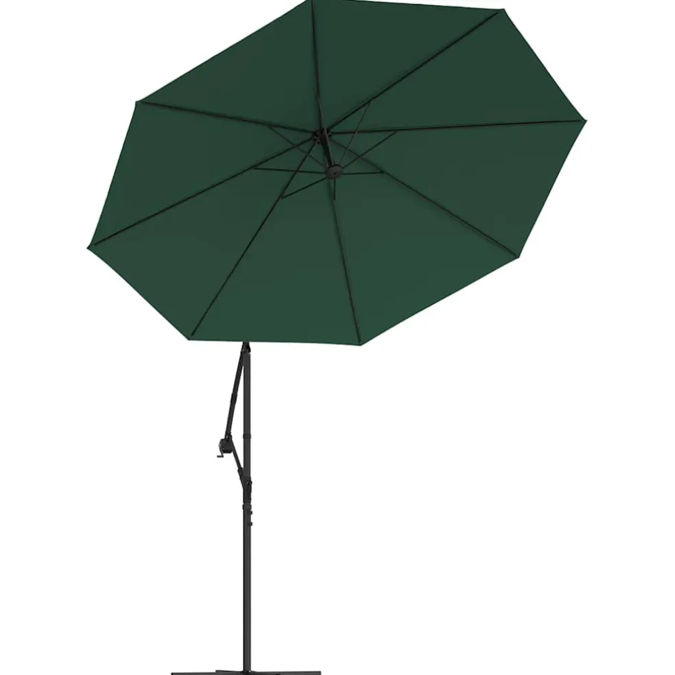 vidaXL Vervangingsdoek voor tuinparasol 300 cm groen