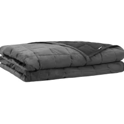 vidaXL Verzwaringsdeken Antraciet 122 x 183 cm 9 kg 100% Katoen 205T